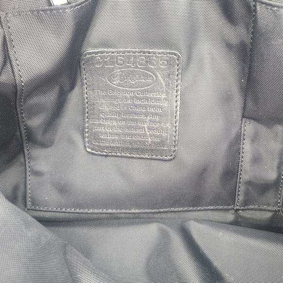 Brighton Butterfly Tapestry Satchel Bag Leather Trim Heart Charms Rare Large - Picture 8 of 13